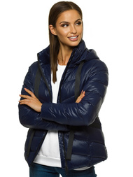 Kurtka zimowa damska granatowa OZONEE JS/M23066/2