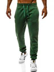 Spodnie dresowe męskie zielone OZONEE JS/XW01