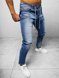 Spodnie jeansowe męskie jasno-niebieskie OZONEE NB/MP0021BC