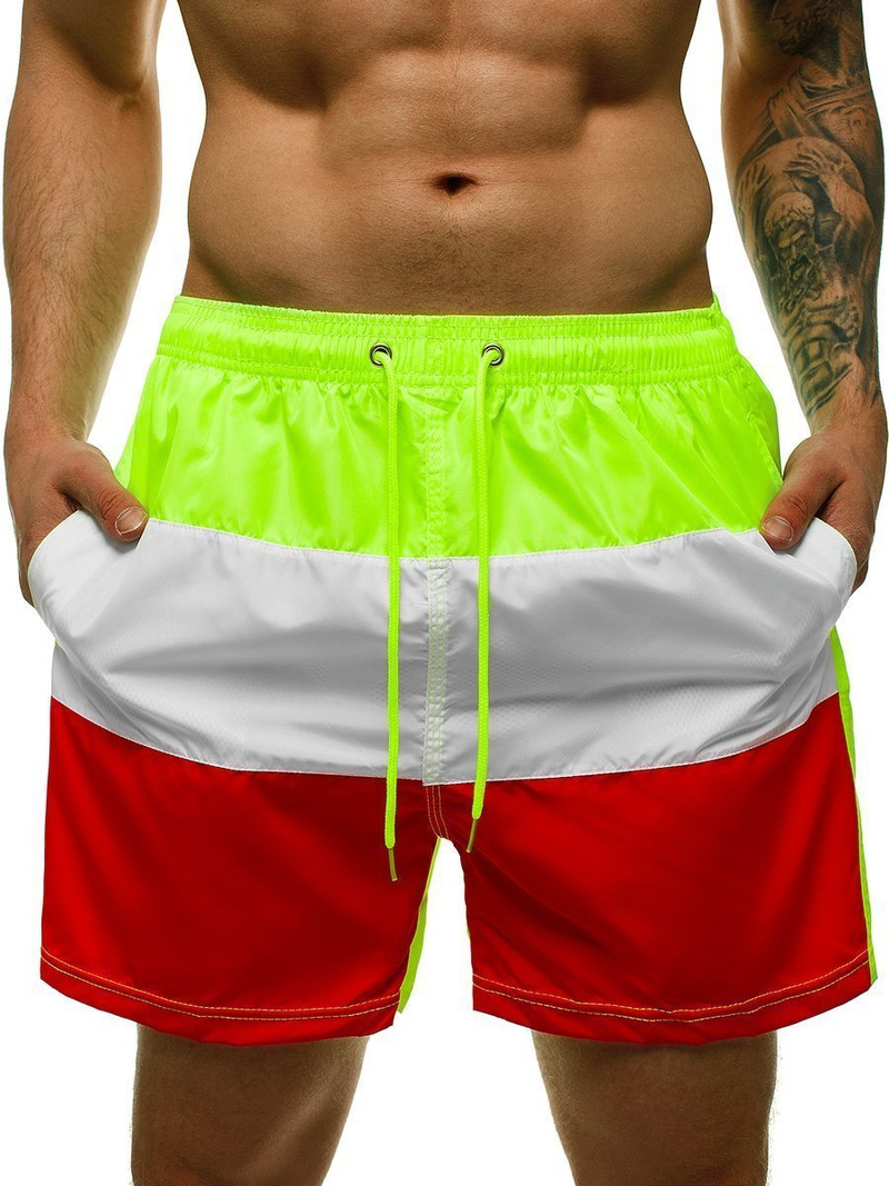 Шорти для плавання чоловічі Жовті-неон OZONEE ST027