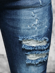 Spodnie jeansowe męskie ciemnoniebieskie OZONEE O/MB462