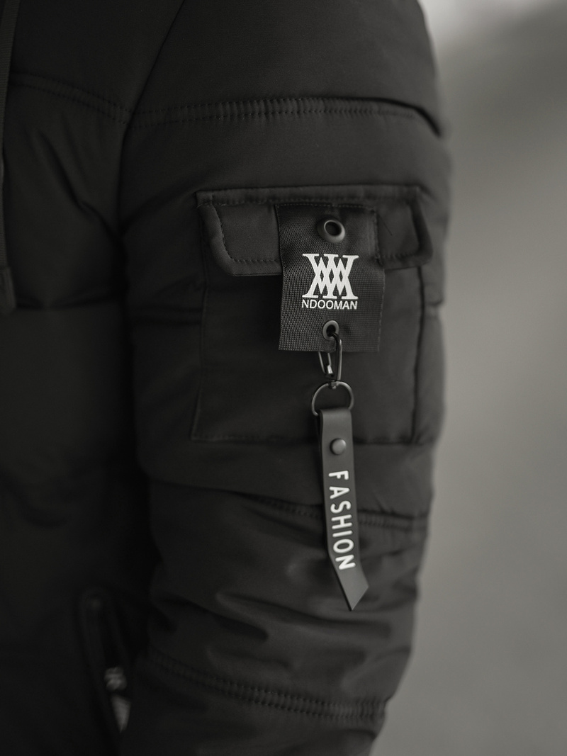 Куртка чоловіча чорна OZONEE JS/57M7501/392Z