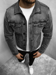 Куртка чоловіча джинсова Графітова OZONEE T/90022