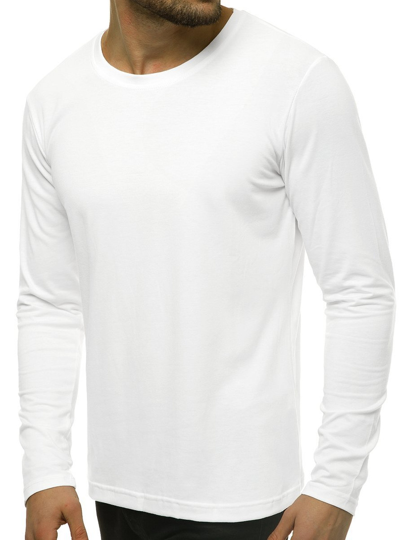 Longsleeve męski biały OZONEE JS/CX01