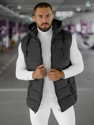 Безрукавка чоловіча графіт OZONEE JS/57M7507/105Z