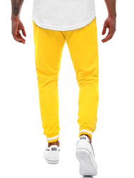 Spodnie dresowe męskie żółte OZONEE A/2134Z