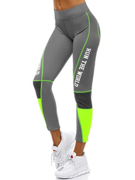 Legginsy damskie szare OZONEE X/1256
