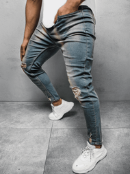 Spodnie jeansowe męskie niebieskie OZONEE DP/706