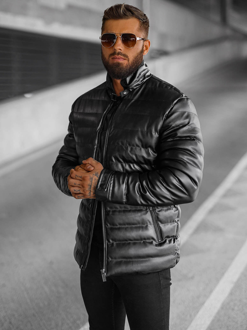 Куртка чоловіча Чорна OZONEE O/M796Z