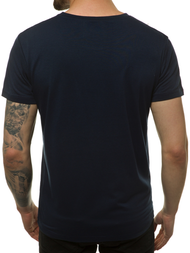 T-Shirt męski granatowy OZONEE JS/DX11001