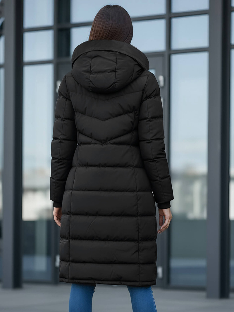 Куртка жіноча чорна OZONEE JS/M736/392Z