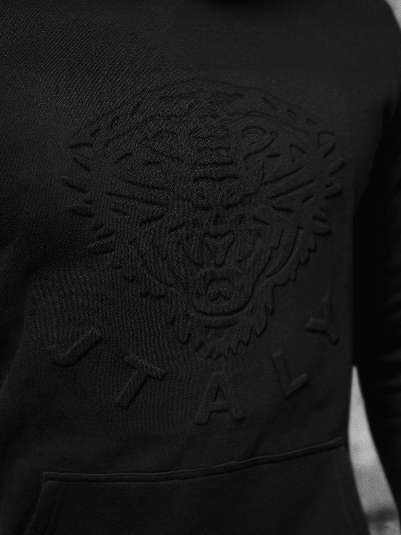 Толстовка чоловіча чорна OZONEE NB/MF2012