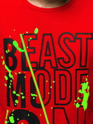 Футболка чоловіча Червона OZONEE JS/KS1949Z