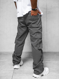 Spodnie męskie cargo wide leg grafitowe OZONEE O/G3016Z