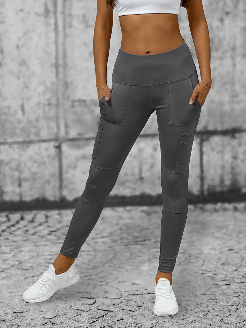 Legginsy damskie szare OZONEE O/YY9259