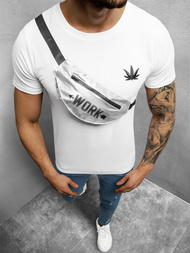 T-Shirt męski biały OZONEE O/HM580