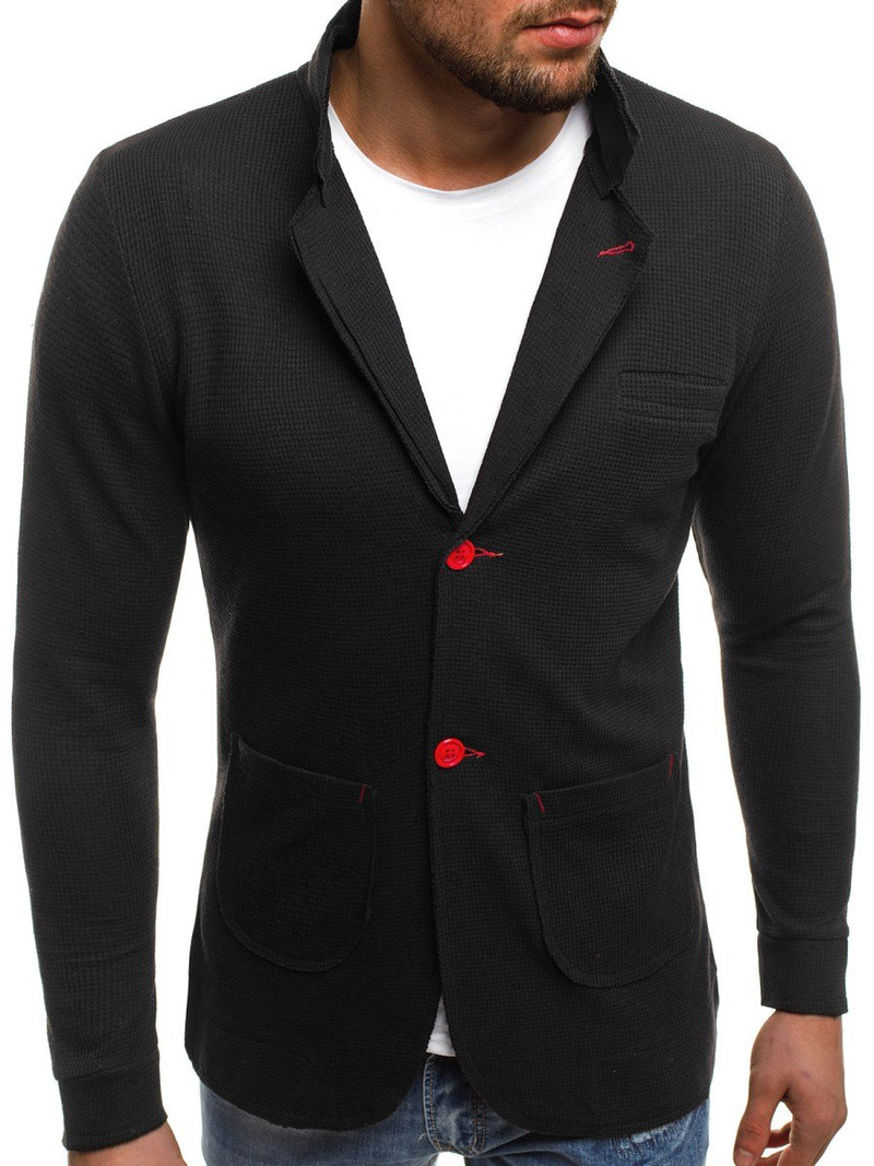 OZONEE mech/2043 marynarka czarna