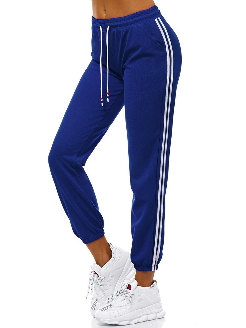 Spodnie dresowe damskie niebieskie OZONEE JS/1020/A9