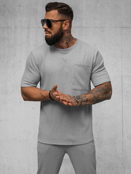T-shirt męski szary OZONEE O/Y960T