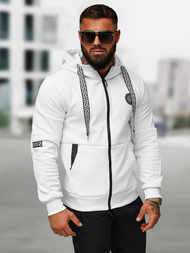 Спортивний костюм чоловічій Бiло-чорний OZONEE O/LN11887