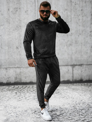 Спортивний костюм чоловічій Чорний OZONEE O/D7516