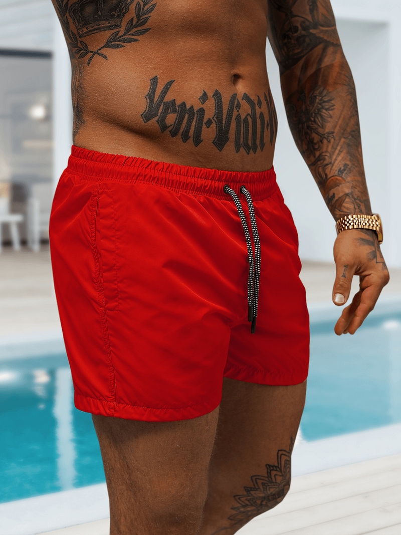 Spodenki kąpielowe męskie czerwone OZONEE O/22205001