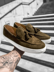 Чоловіче взуття снікерси Slip On Хакi TAM/475