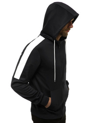 Bluza męska rozpinana czarna OZONEE JS/99005