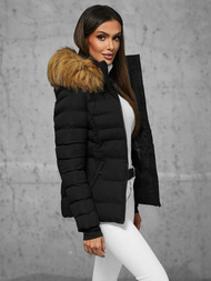 Куртка жіноча Чорно-Коричнева OZONEE JS/5M768/392
