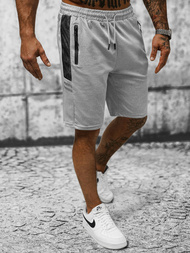 Spodenki dresowe męskie szare OZONEE JS/8K280