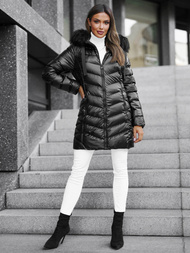 Куртка жіноча Чорна OZONEE JS/M778/392BZ