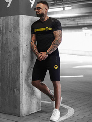 Чоловічий спортивний комплект Чорний OZONEE O/HM760Z