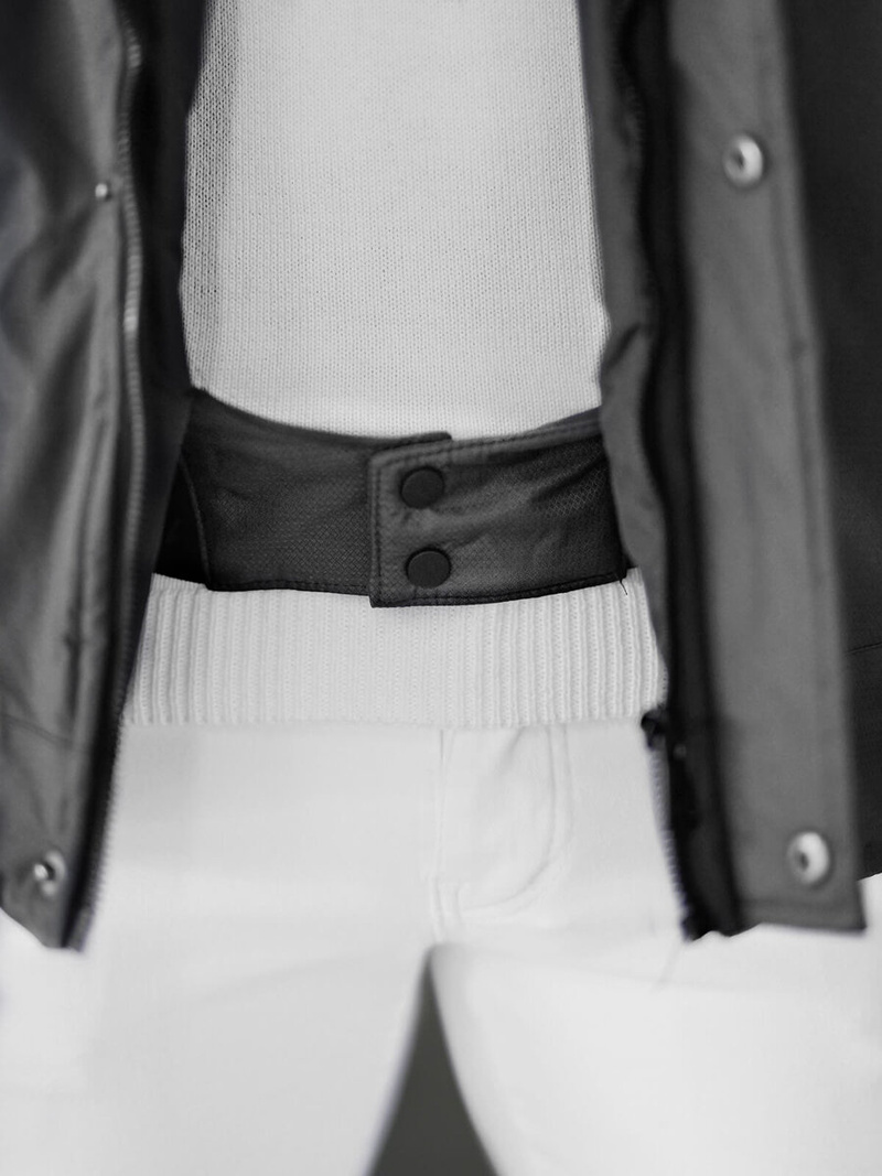 Kurtka zimowa męska grafitowa OZONEE JS/91M9902/105