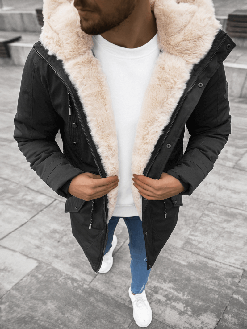 Куртка зимова чоловіча Чорна OZONEE JS/22M117/1