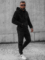 Спортивний костюм чоловічій Чорний OZONEE O/3A82