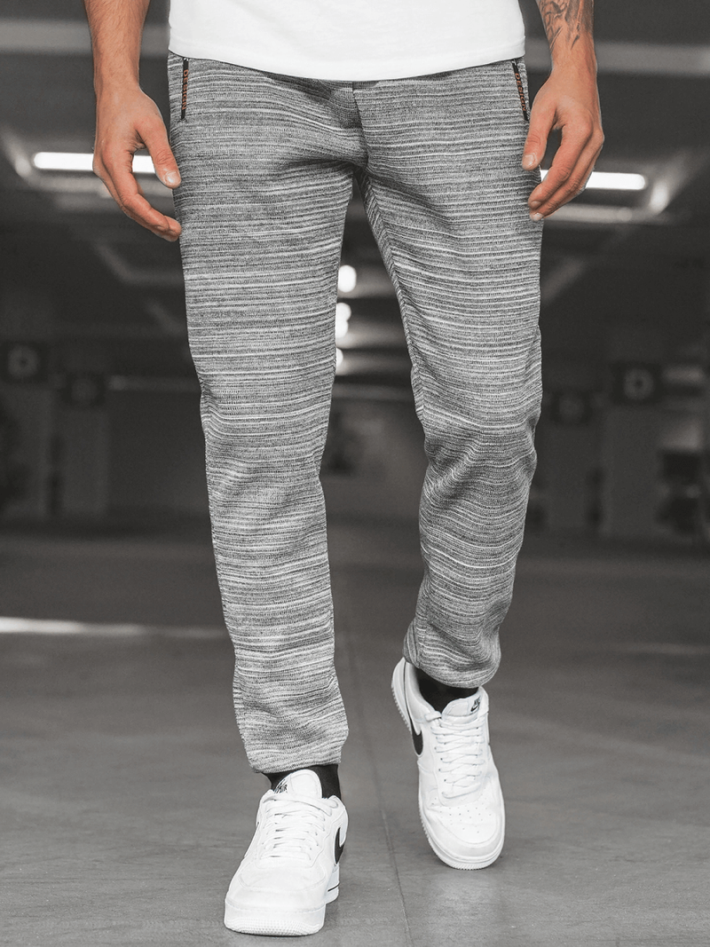 Spodnie dresowe męskie szare OZONEE JS/K60010