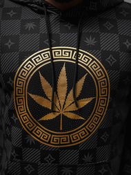 Толстовка чоловіча Чорна OZONEE O/B265