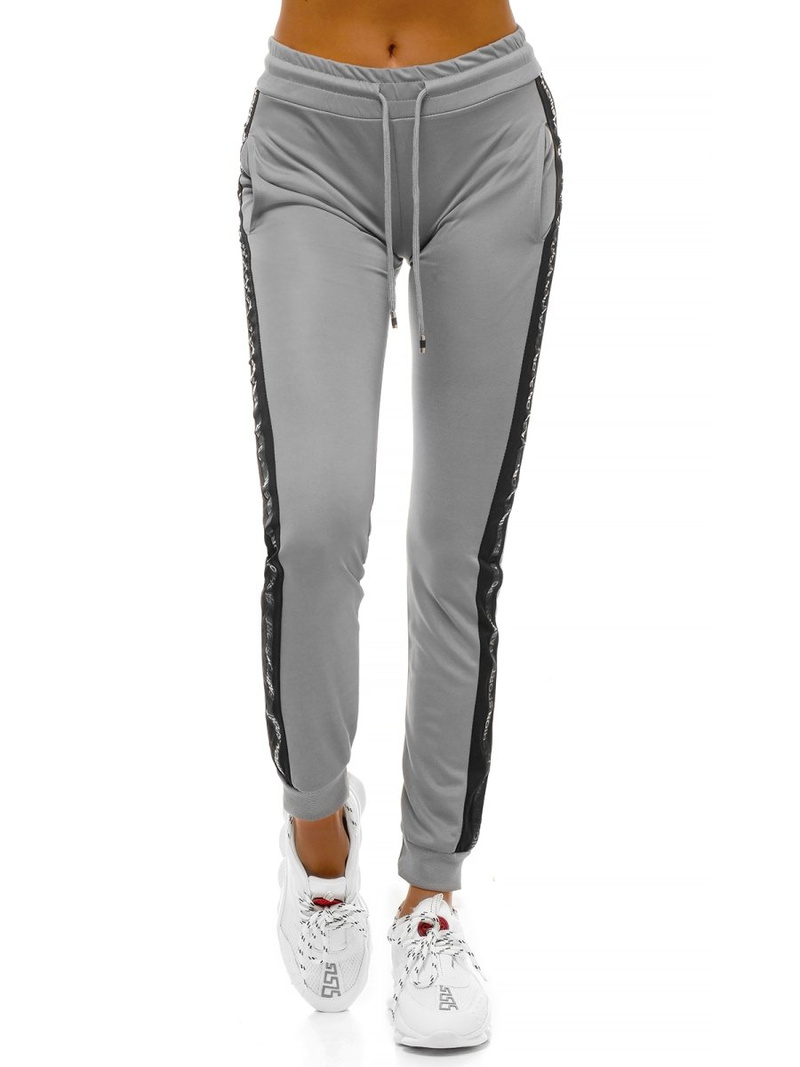 Spodnie dresowe damskie szare OZONEE O/82318