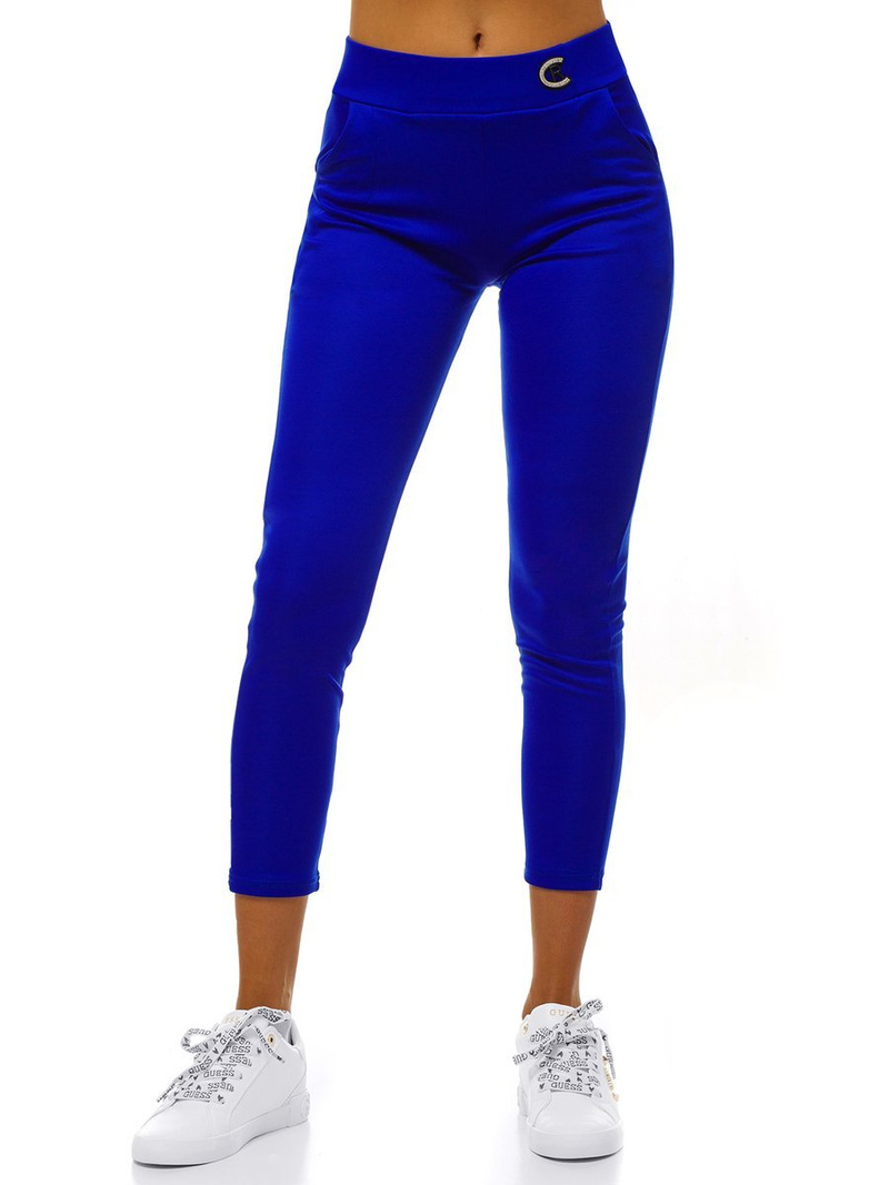 Legginsy damskie niebieskie OZONEE JS/1026/B9