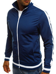 Bluza męska rozpinana indygo OZONEE O/2126Z