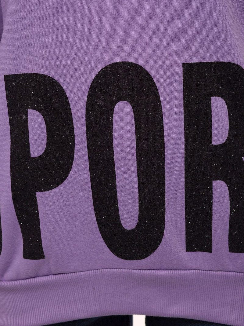 Bluza z kapturem damska fioletowa OZONEE JS/B26034