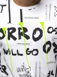 T-Shirt męski biały OZONEE JS/SS10926