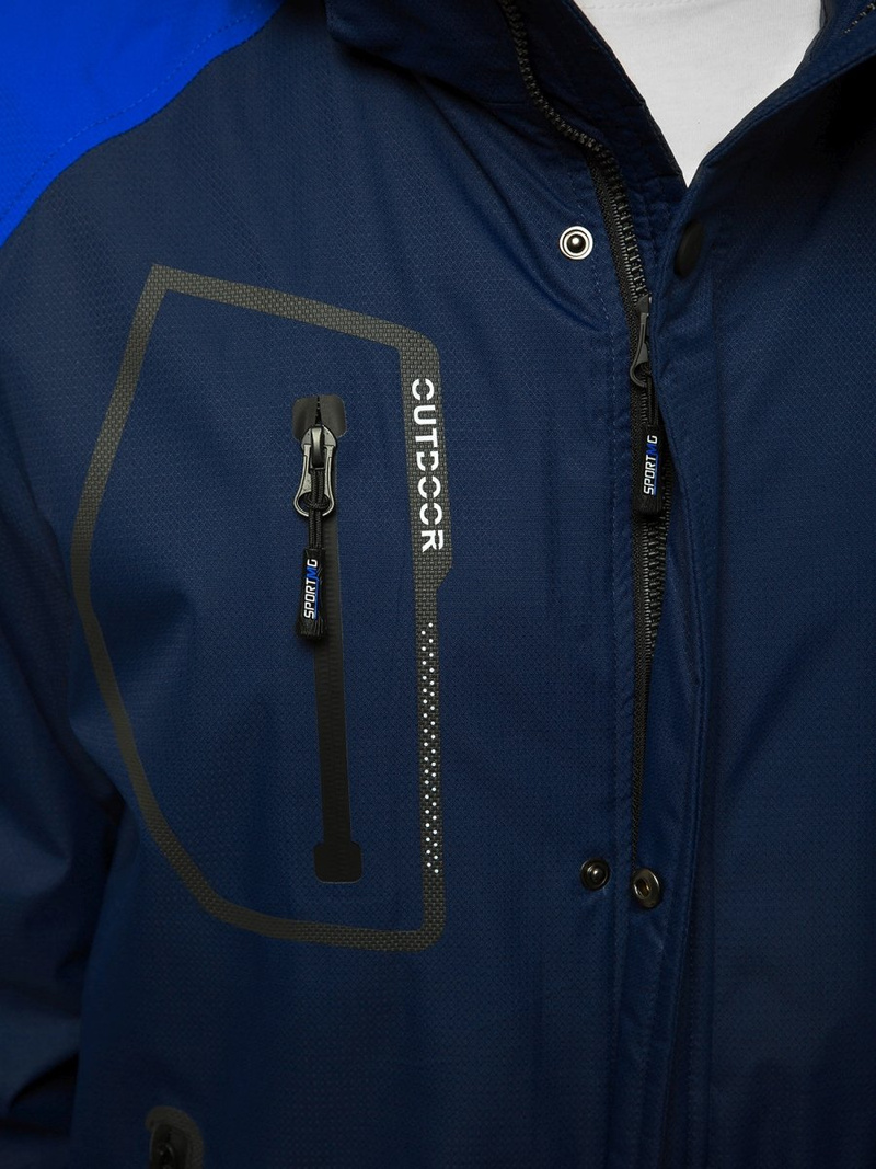 Куртка демicезонна чоловіча Темно-Синя OZONEE MG/2515