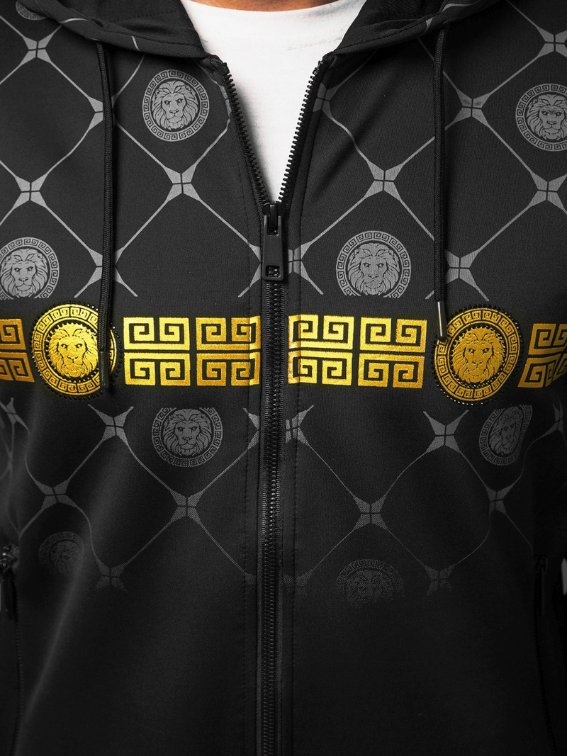 Спортивний костюм чоловічій Чорний OZONEE O/HM685Z