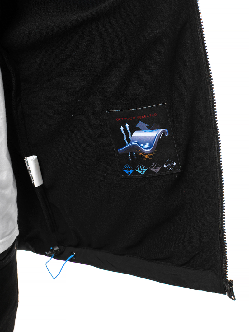 Куртка чоловіча Чорно-Синя OZONEE GE/12263Z