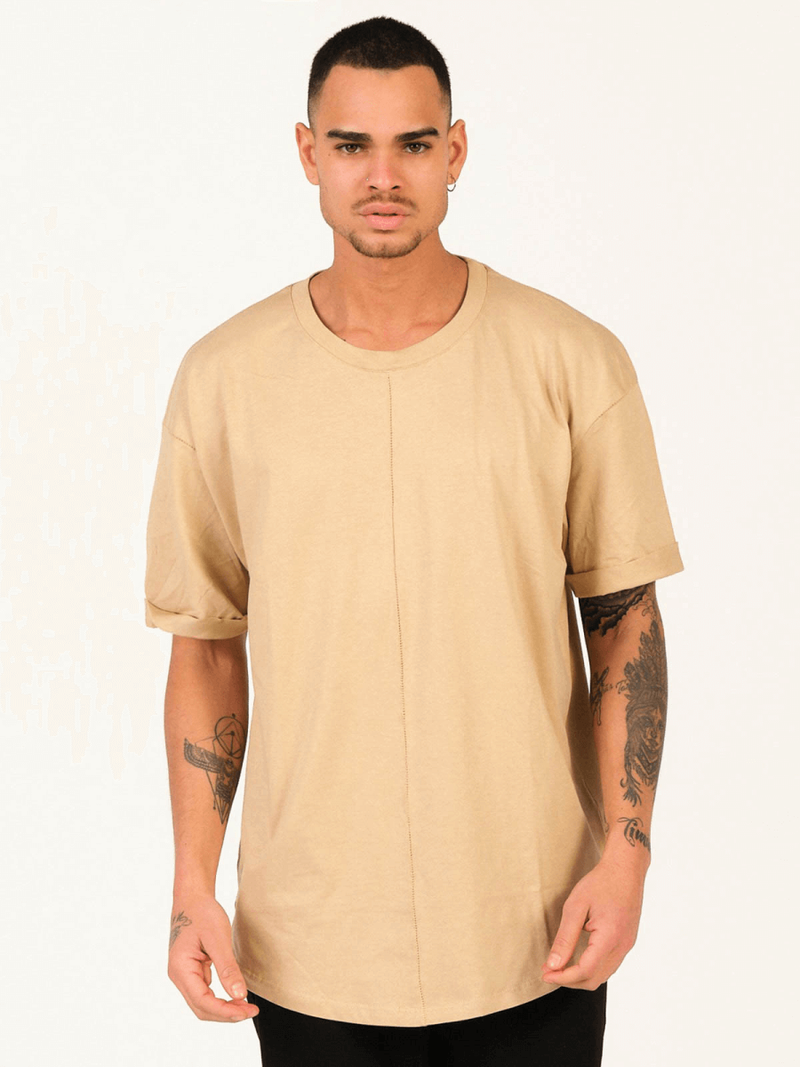 Футболка чоловіча Бежева OZONEE MR/21576