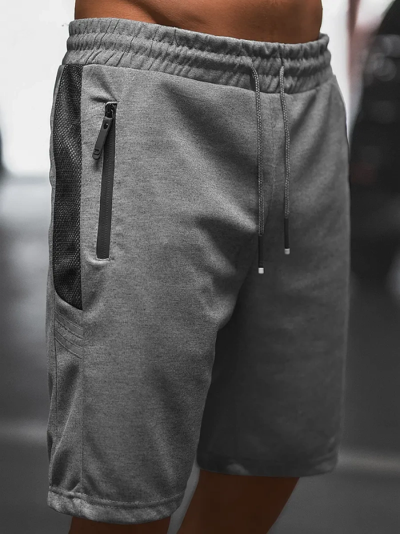 Spodenki dresowe męskie grafitowe OZONEE O/WW20017/3