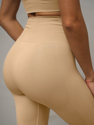 Жіночий спортивний костюм з двох частин Бежевий OZONEE O/YJS7714