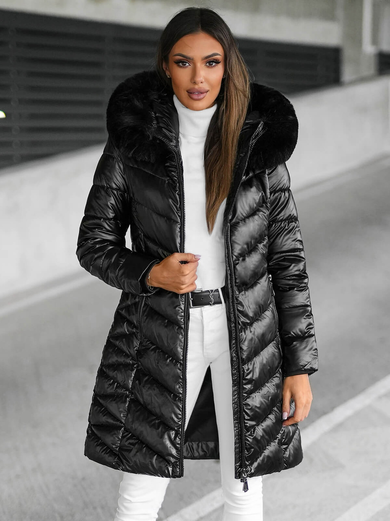 Куртка жіноча чорний OZONEE JS/16M9100/392Z