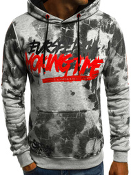 Bluza męska szara OZONEE JS/DD210Z